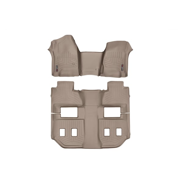 Front and Rear Floorliners - Over The Hump, 455431-456073